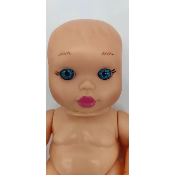 New Adventures 2020 Doll 8" Blue Eyes Caucasian Cute Babydoll Baby Plastic Small - Picture 4 of 4
